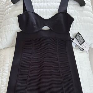 Herve Leger black dress